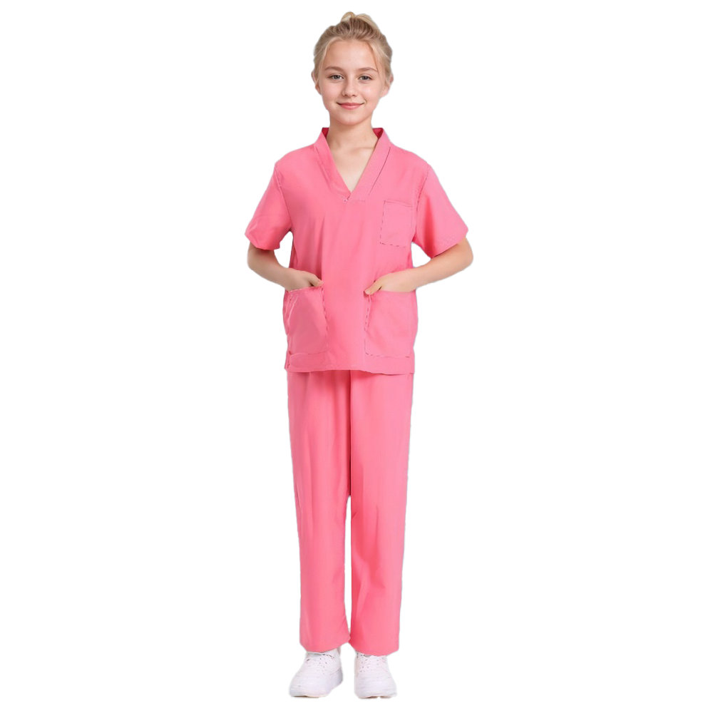 6PCS Doctor Scrubs Uniform Set - Surgical Mask 评论和价格
