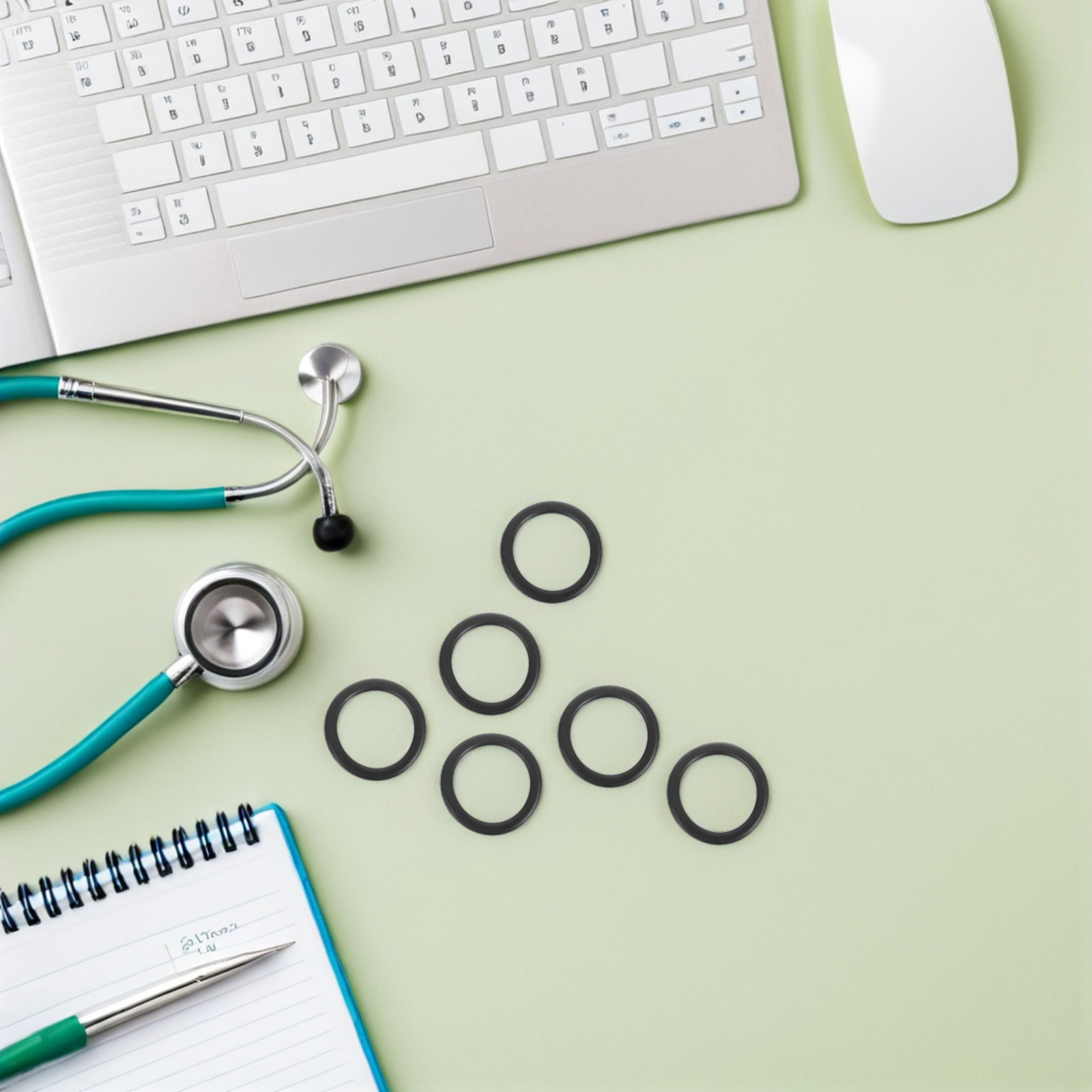 10Pcs Stethoscope Diaphragm Co - Stethoscope 评论和价格