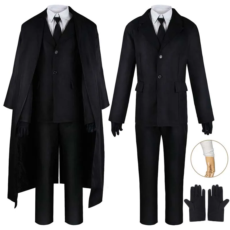 Dazai Cosplay Costume Black Tr - Bandage 评论和价格