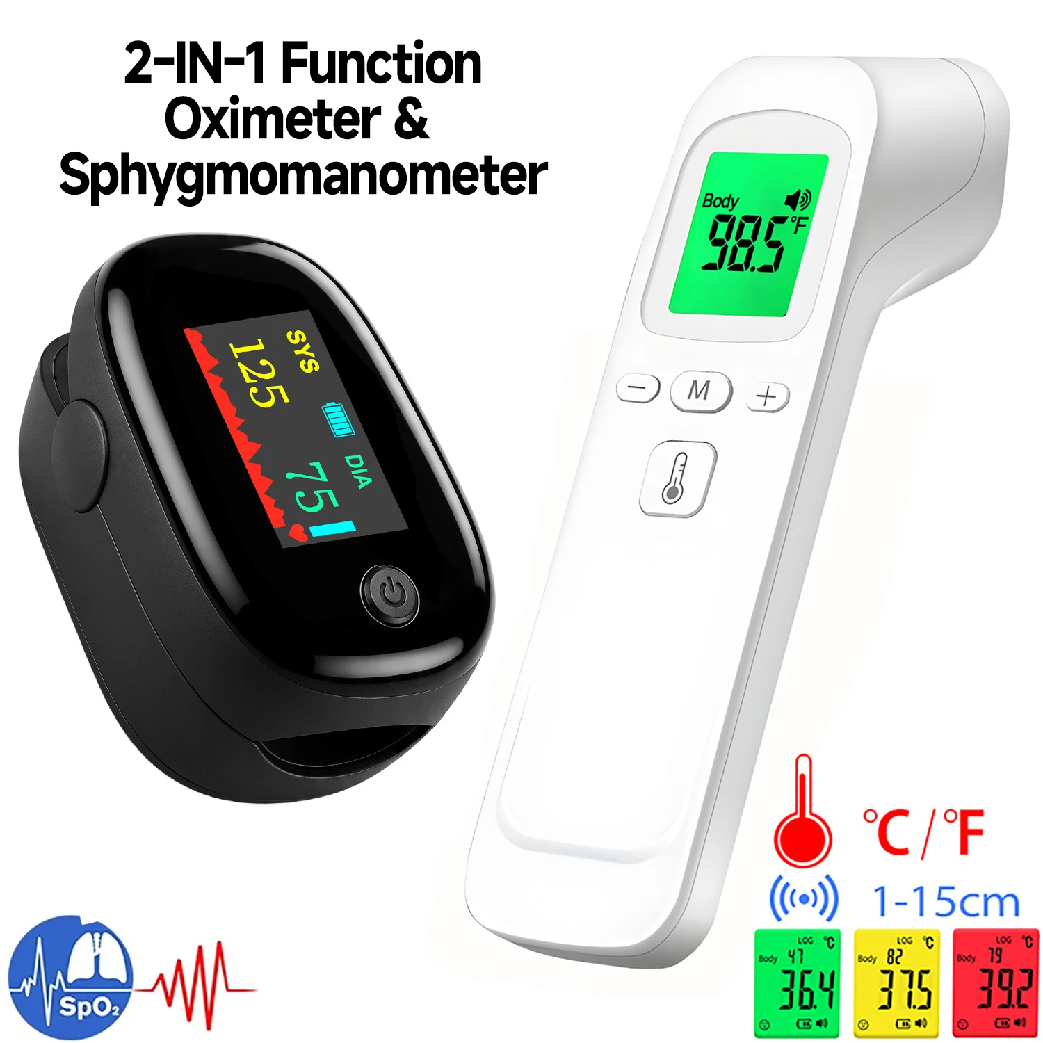 Body IR Thermometer Non-contac - Pulse Oximeter 评论和价格