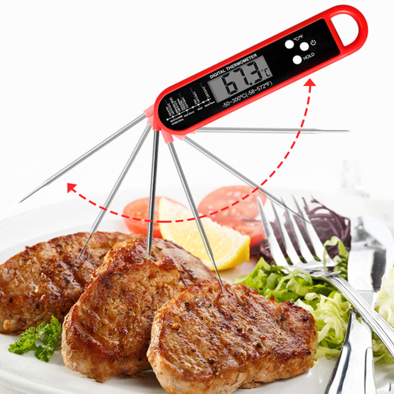 Foldable Meat Thermometer Digi - Thermometer Digital 评论和价格