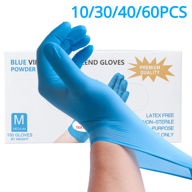 10/30/40/60PCS Disposable Blue - Medical Gloves 评论和价格