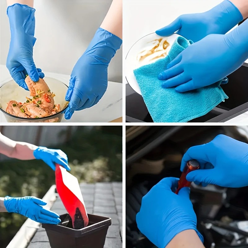 10/30/40/60PCS Disposable Blue - Medical Gloves 评论和价格