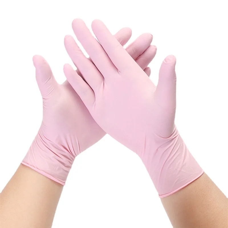 20/50/100PCS Pink Nitrile Glov - Medical Gloves 评论和价格