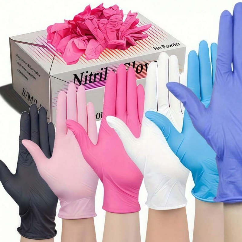 100PCS Disposable Nitrile Glov - Medical Gloves 评论和价格