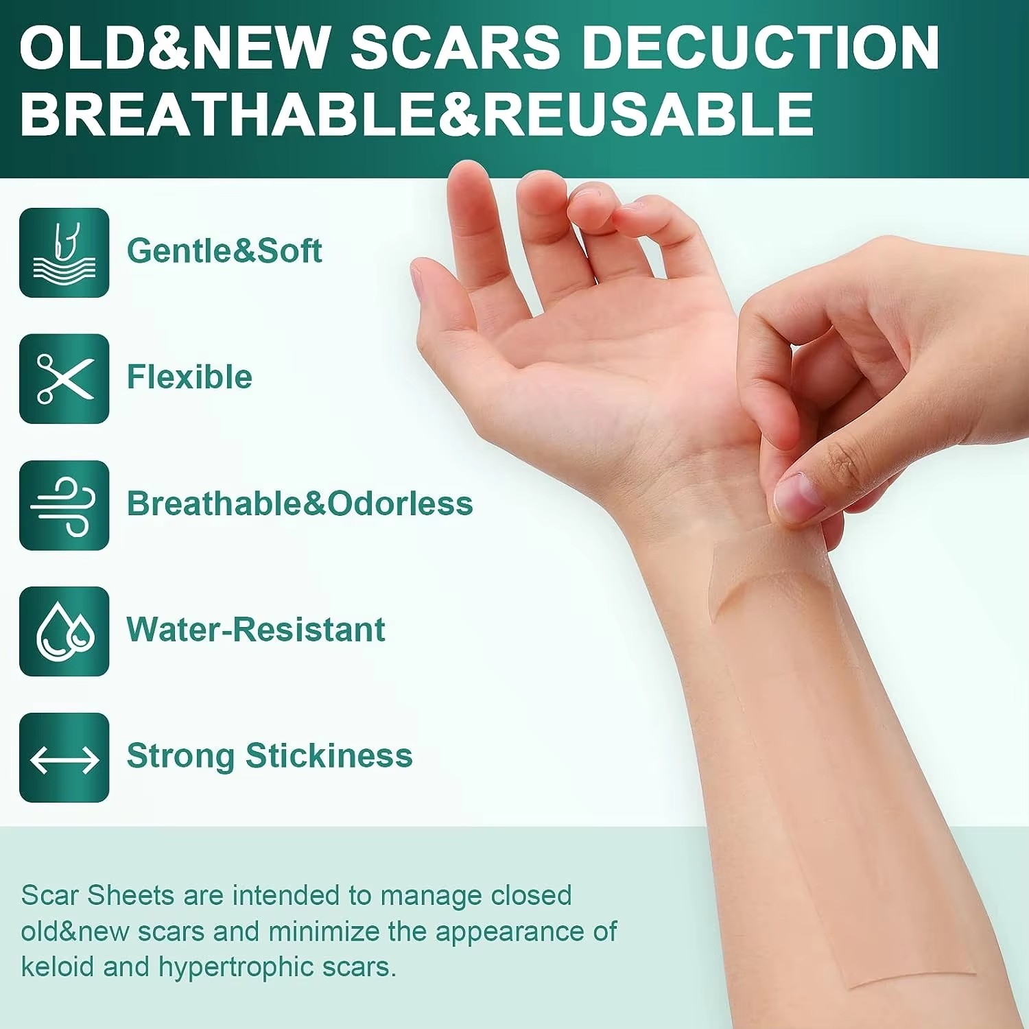 50/100/150cm Silicone Gel Scar - Medical Tape 评论和价格