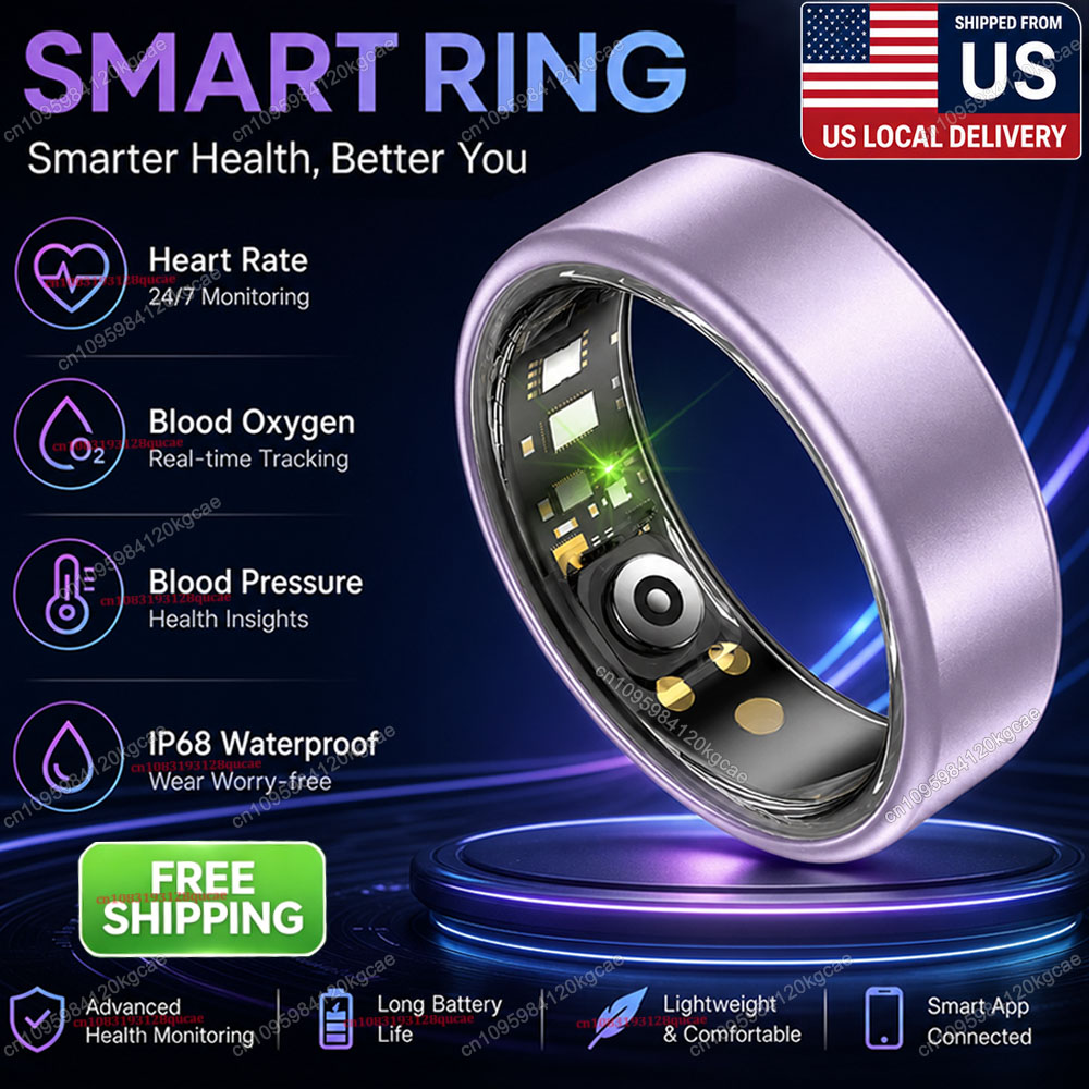 Smart Ring Heart Rate Blood Ox - Blood Pressure Monitor 评论和价格