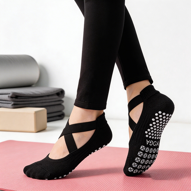 Women Non-Slip Yoga Socks Sili - Medical Tape 评论和价格