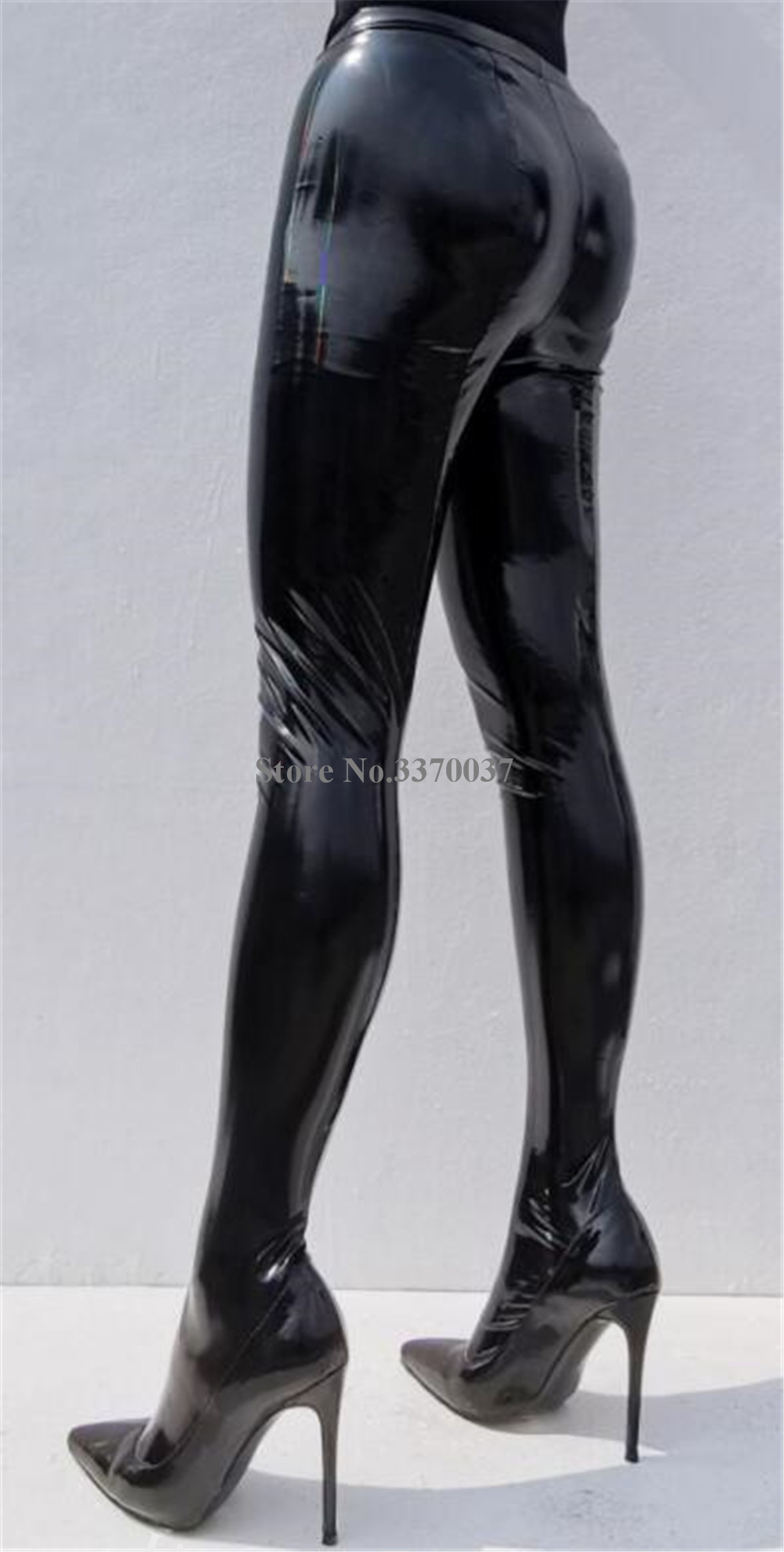 Linamong Sexy Black Patent Lea - Bandage 评论和价格