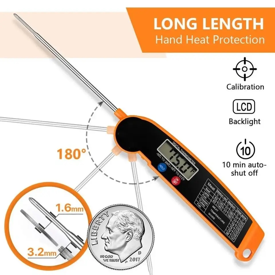 Waterproof Digital Kitchen Foo - Thermometer Digital 评论和价格