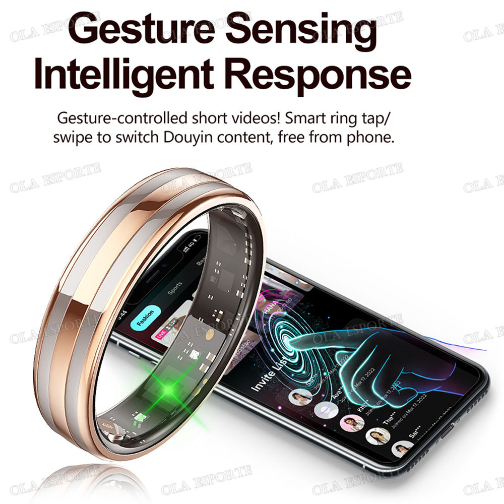 Gesture Sensing Smart Ring Hea - Blood Pressure Monitor 评论和价格